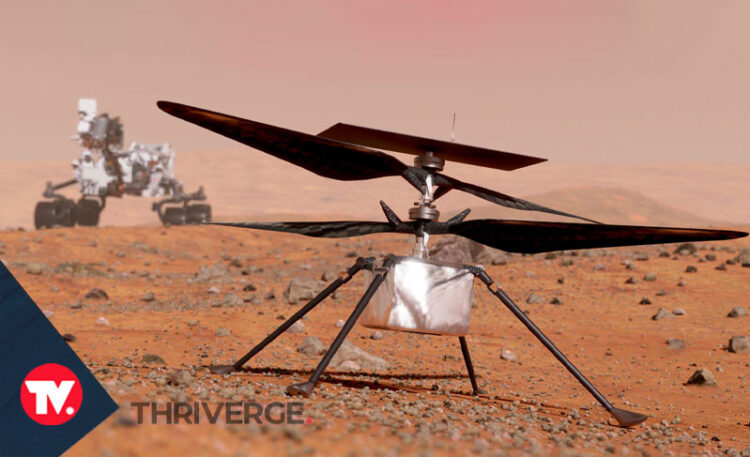 Perseverance Rover Snaps Selfie Photo with Ingenuity Helicopter on Mars