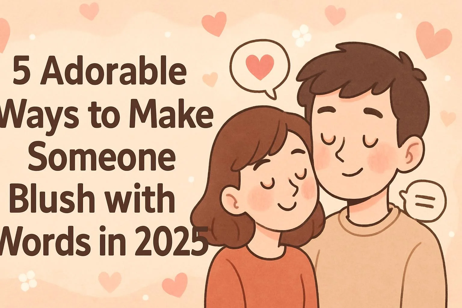 5 Adorable Ways to Make Someone Blush with Words in 2025