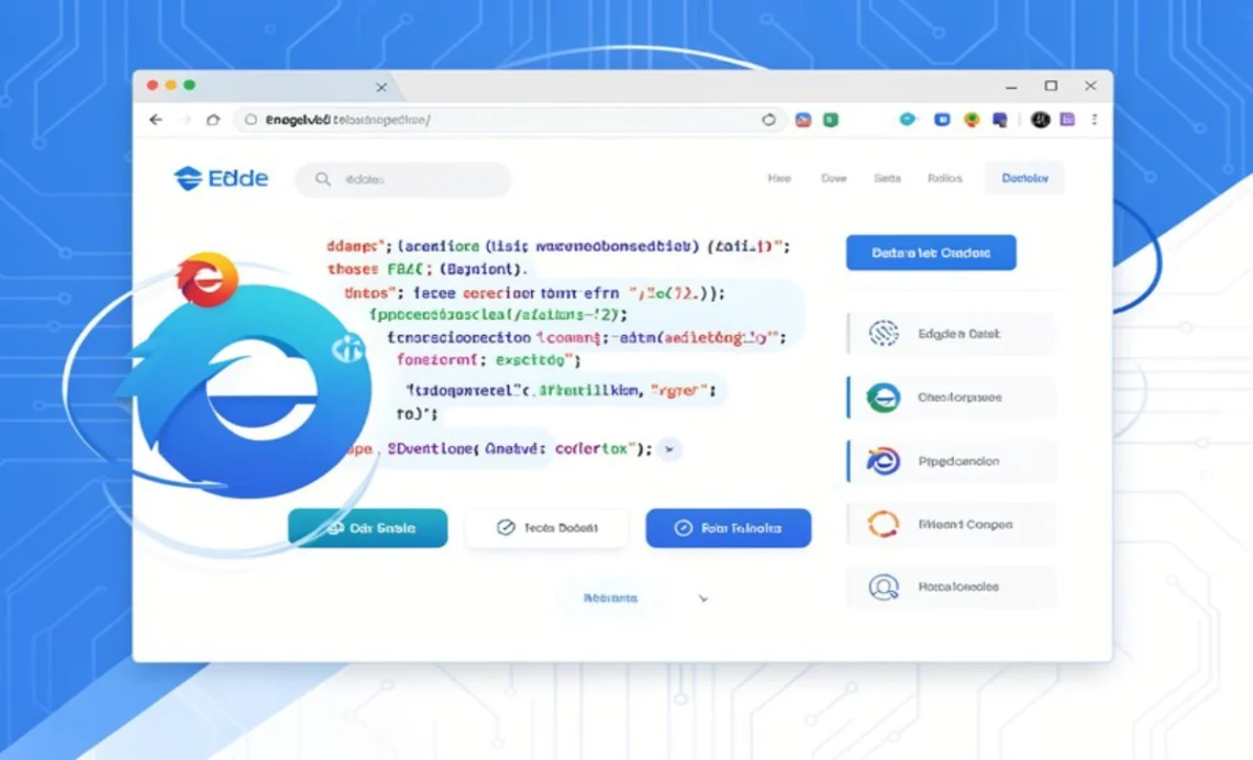 Selenium WebDriver browser automation testing with dynamic web elements and multiple browser compatibility illustration